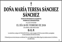 María Teresa Sánchez Sánchez